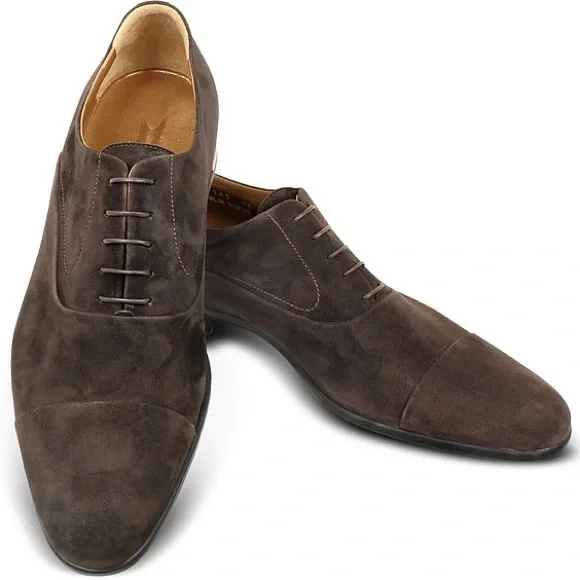 Moreschi | Shoes | Moreschi Dublin Dark Brown Suede Captoe  display picture 2